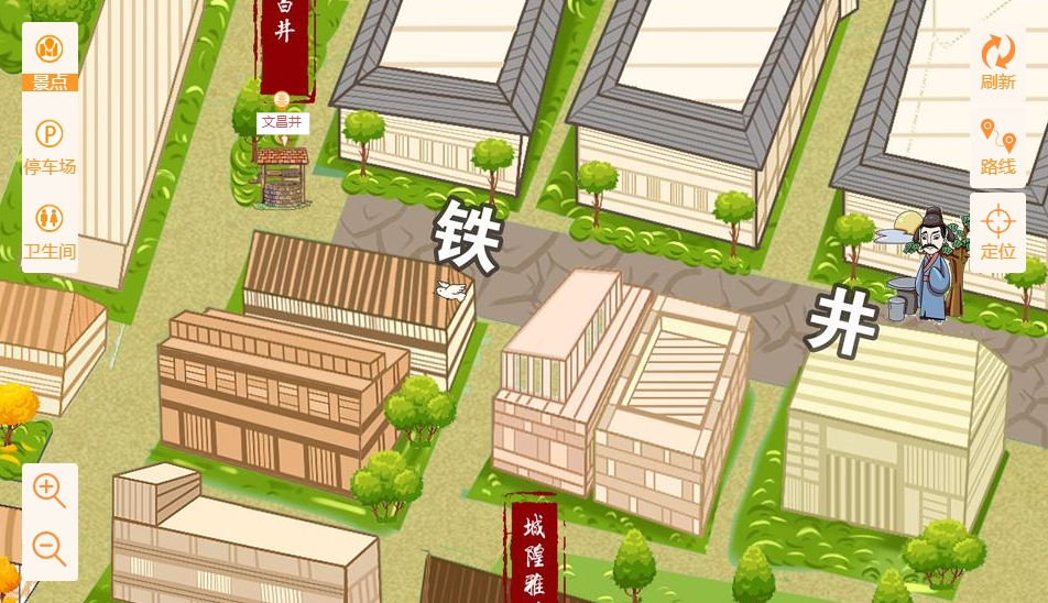 林口智慧景区：手绘地图与语音导览的完美融合